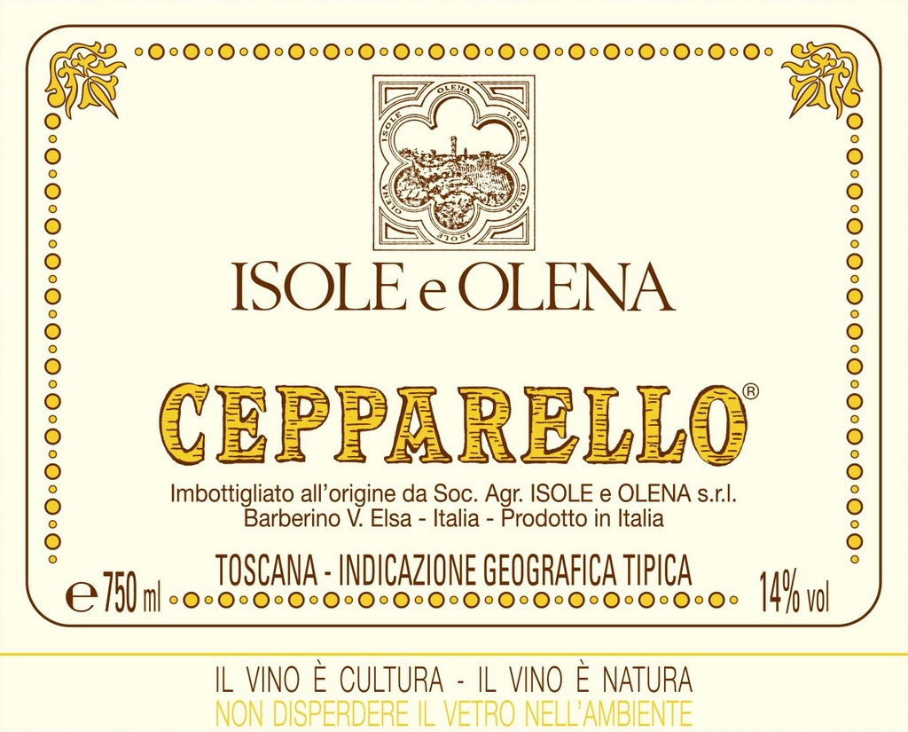 Isole e Olena - Cepparello 2019