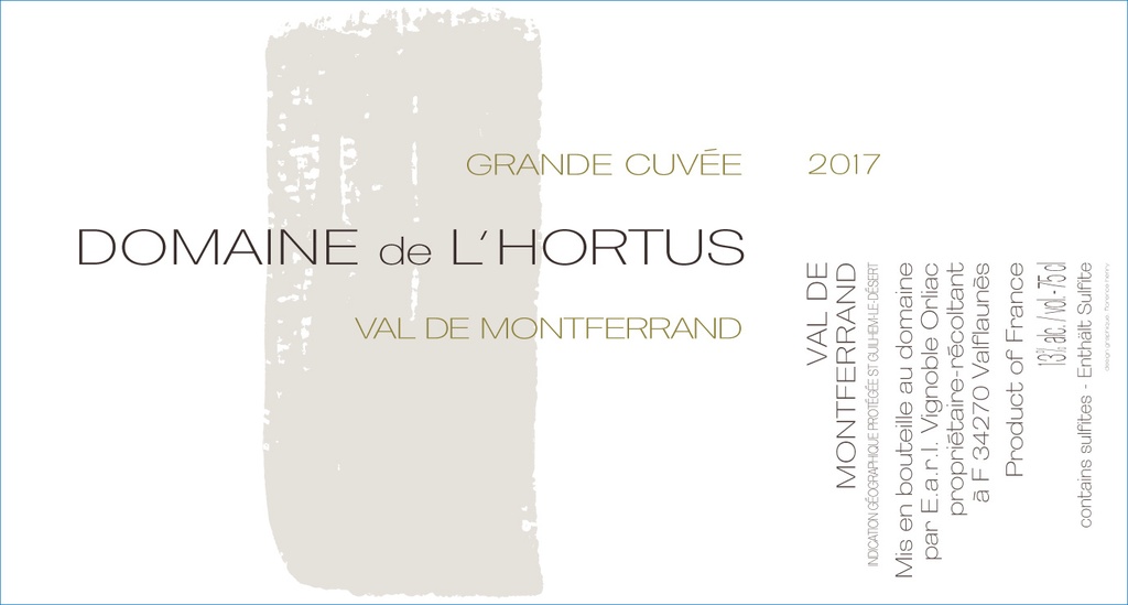 Domaine de l'Hortus - Grande Cuvée blanc Val de Montferrand 2022