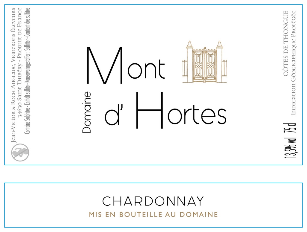 Mont d'Hortes - Thongue - Chardonnay 2023