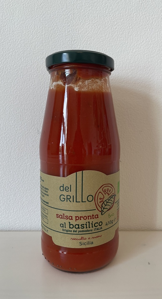 [3410] Grillo - Salsa pronta al basilico 410 g