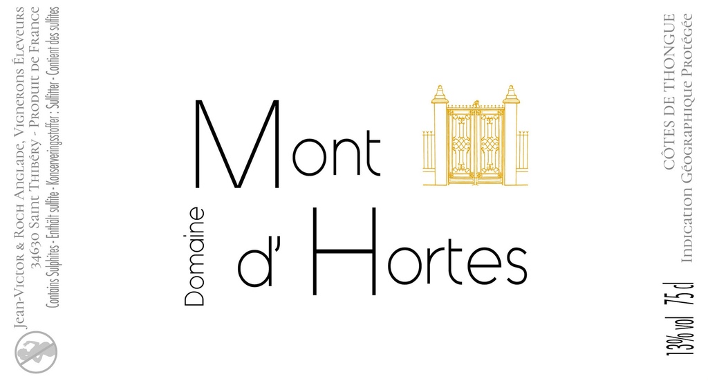 [3854] Mont d'Hortes - Thongue - Cuvée des 4 Saisons rosé 2022