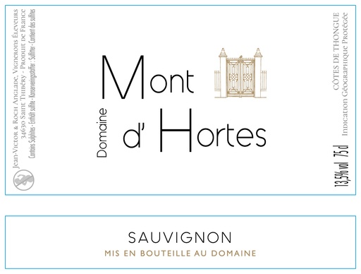 Mont d'Hortes - Thongue - Sauvignon 2022