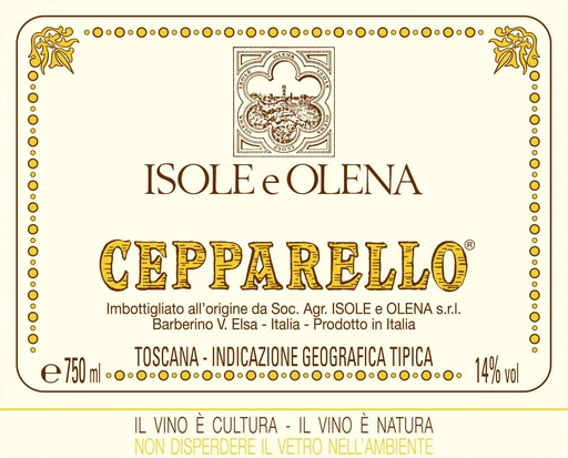 Isole e Olena - Cepparello 2019