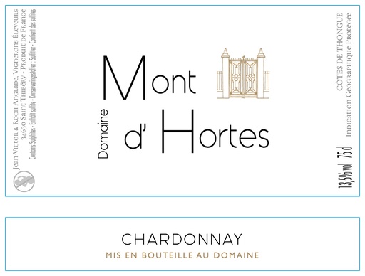 Mont d'Hortes - Thongue - Chardonnay 2023